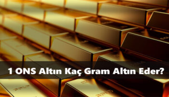 1 ons kaç gram altın eder