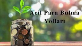 acil para bulma yöntemleri