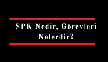 SPK nedir görevleri nelerdir